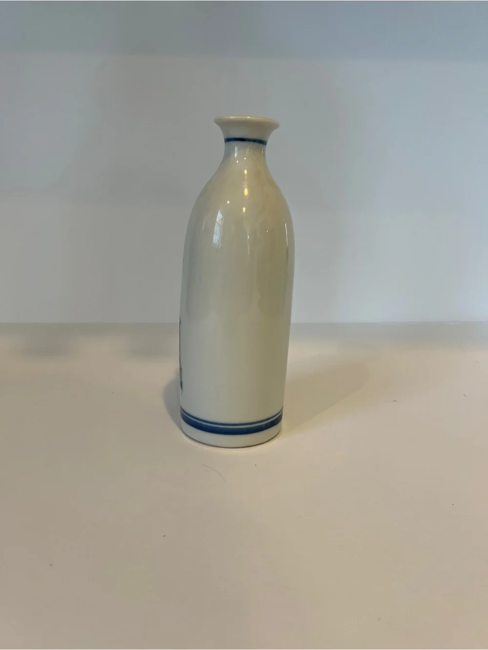 Vintage Japanese Ceramic Sake Bottle or Tokkuri